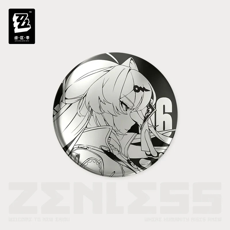 Zenless Zone Zero Time Signal Research Series Metallic Mirror Badge Vol.2 - Image 3