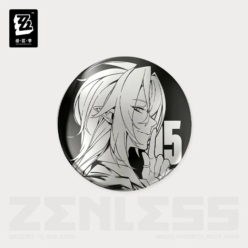 Zenless Zone Zero Time Signal Research Series Metallic Mirror Badge Vol.2 - Image 4
