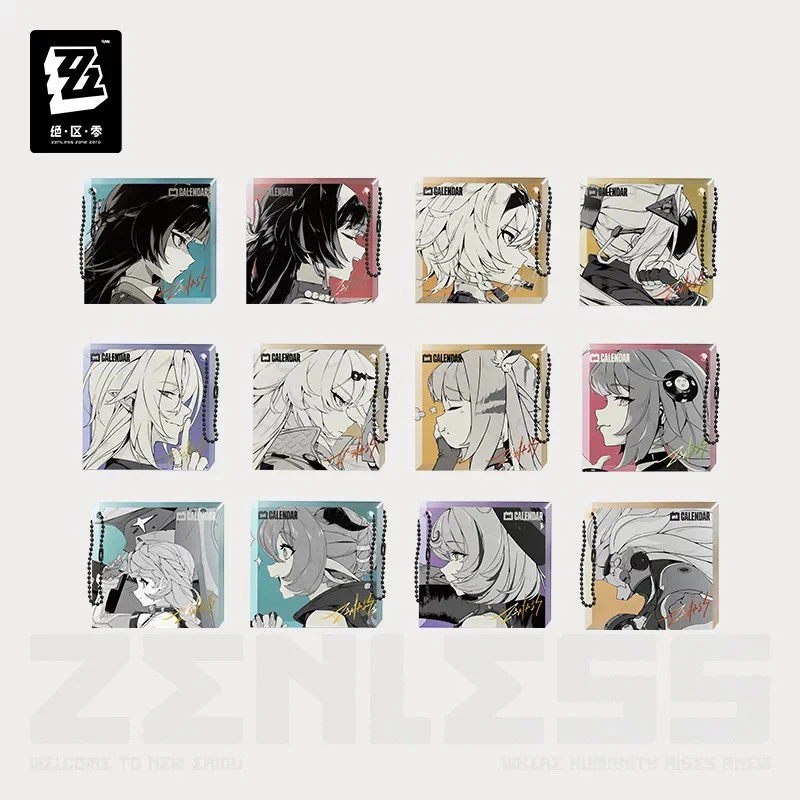 Zenless Zone Zero Time Signal Research Series Thick Acrylic Keychain Vol.2 - Image 3