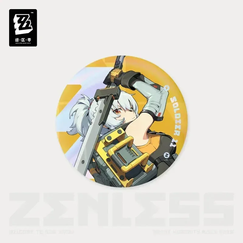 Zenless Zone Zero Time Signal Research Series Tinplate Badge - Image 2