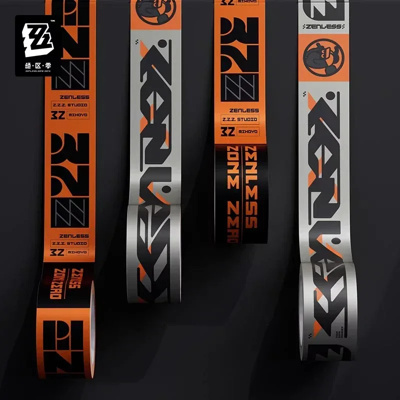Zenless Zone Zero Urban Kit Series Packing Tape (Orange, Silver)