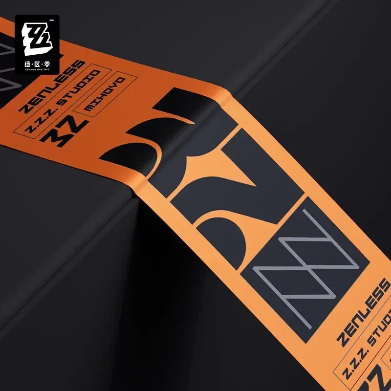 Zenless Zone Zero Urban Kit Series Packing Tape (Orange, Silver) - Image 4